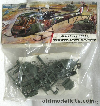 Airfix 1/72 Westland Scout - Bagged, 122 plastic model kit